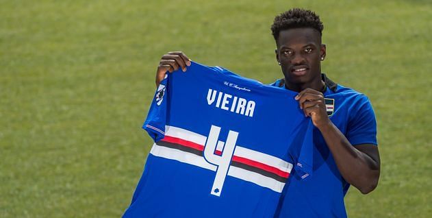 Midfielder Ronaldo Vieira has moved to Serie A's Sampdoria